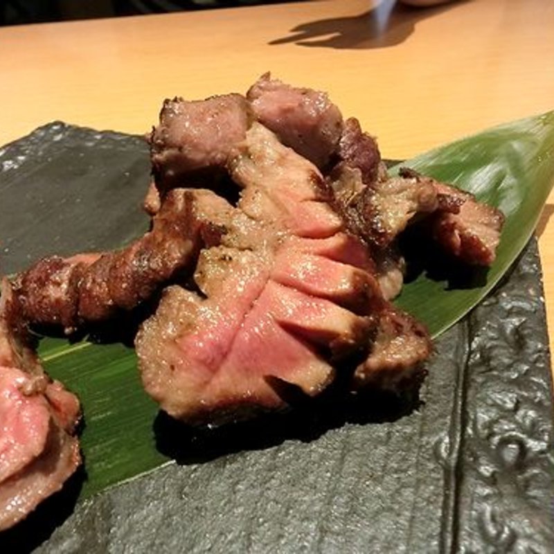 厚切り牛タン焼き(お好み焼き 鉄板焼き こて吉 KITTE博多店)