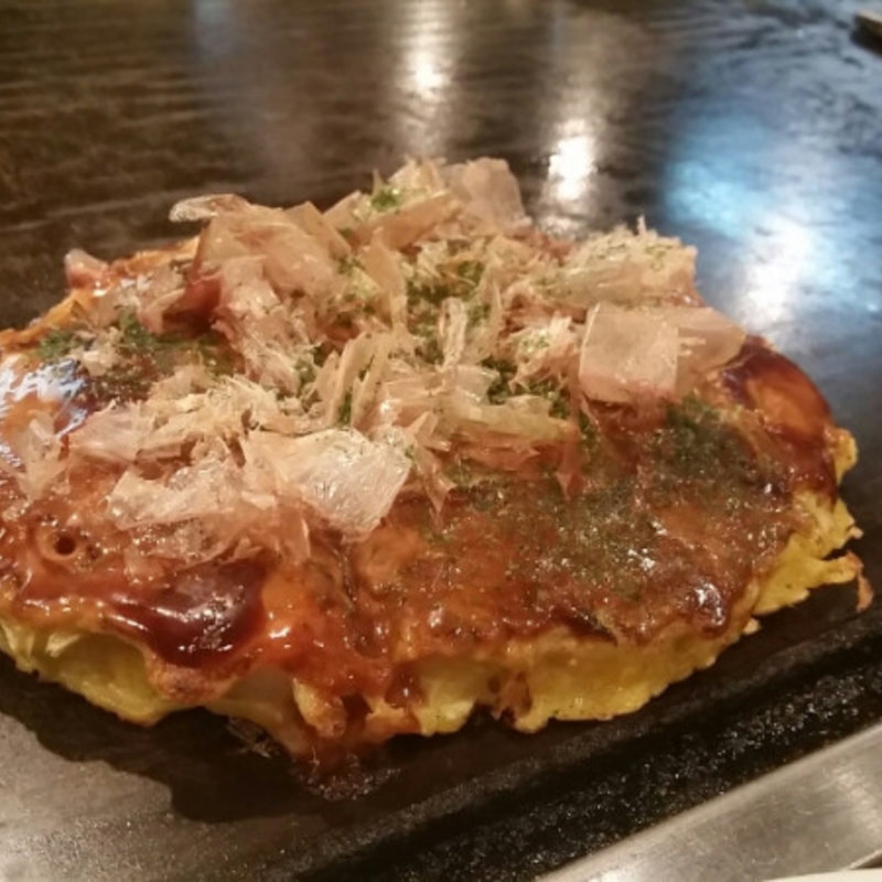 ふわふわレアなお好み焼き(だん)