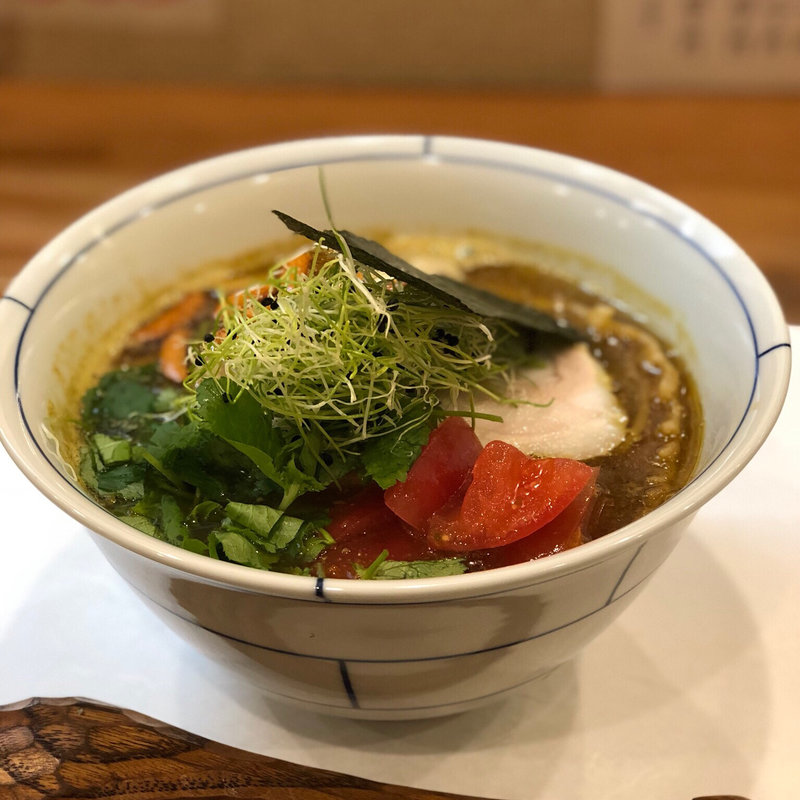 優しい出汁豚骨 うまからスパイス中華(別邸三く 中華㐂蕎麦 萃)