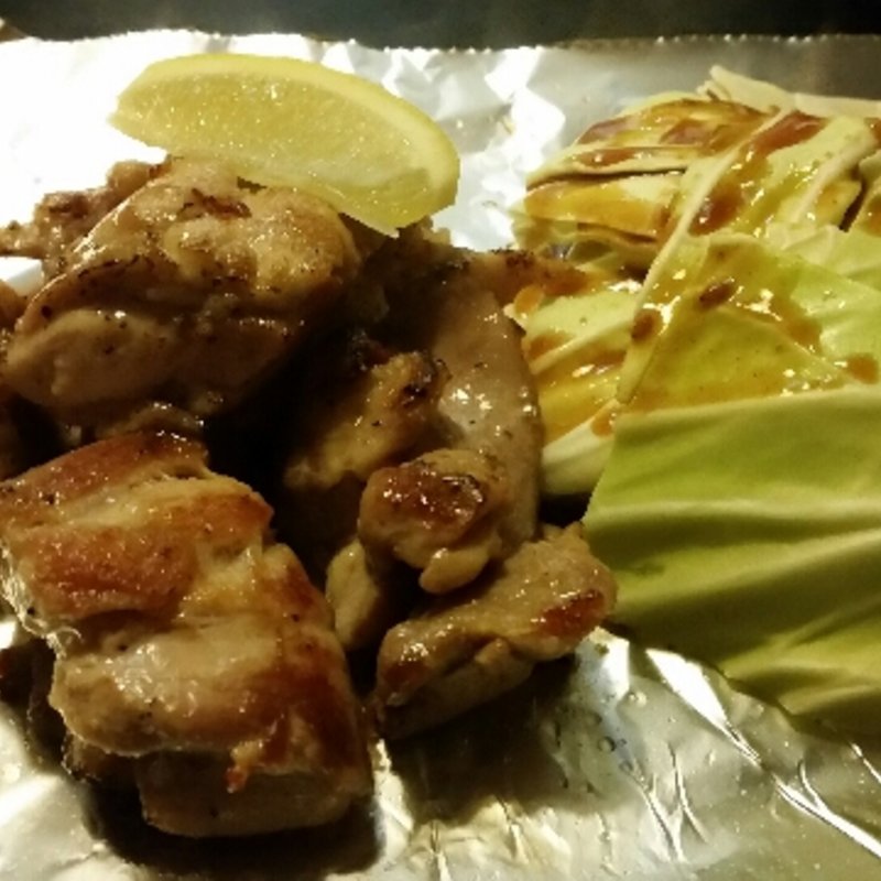 鶏もも焼き(お好み焼研究所 海や)