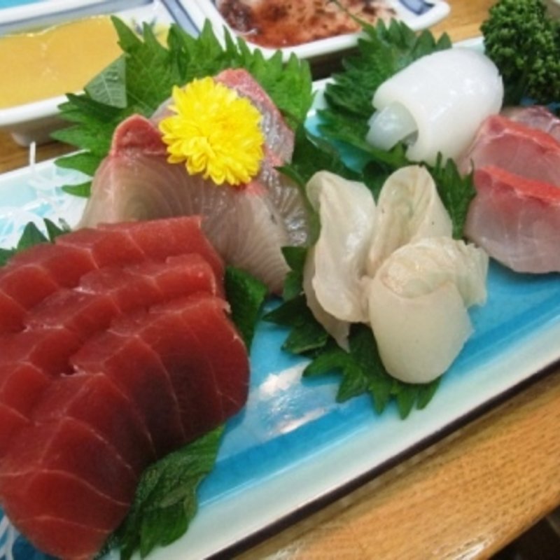 刺身盛り(串かつ　ふじき)