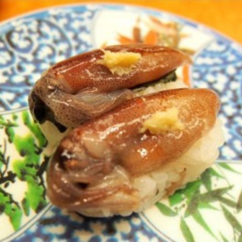 生ホタルイカ(かいてん寿し大倉)