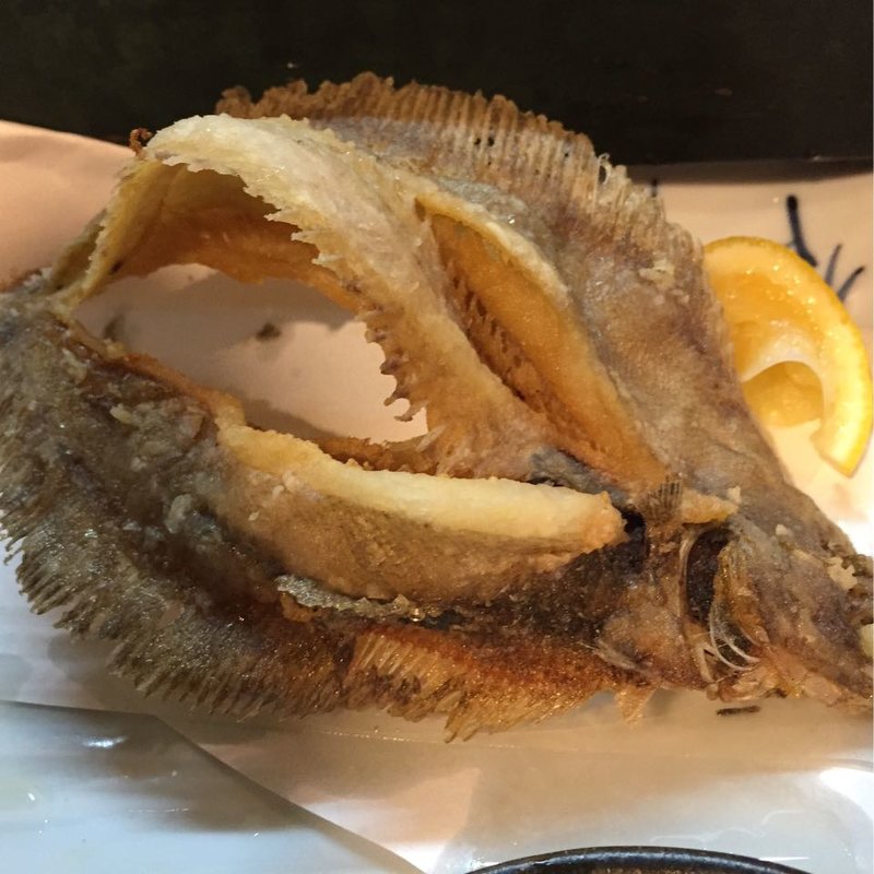 柳カレイの唐揚げ(新宿牡蠣入レ時 )