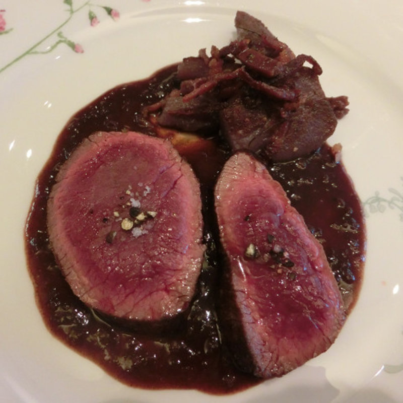 10月のランチ（メイン・鹿のロースト）(カイラダ 銀座 フレンチ Kairada Ginza French)