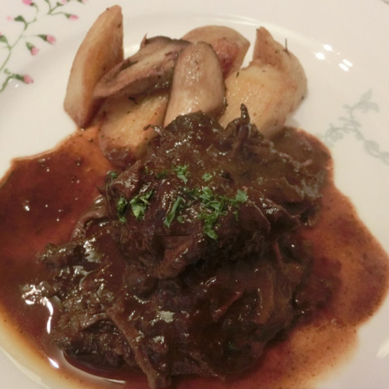 9月のランチ（メイン・猪の煮込み）(カイラダ 銀座 フレンチ Kairada Ginza French)