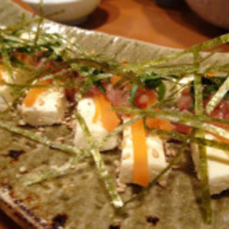 クリームチーズと酒盗(かい眞 （かいしん）)