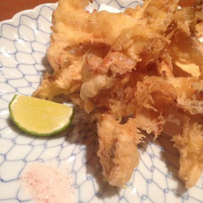 天然舞茸の天ぷら(かい眞 （かいしん）)