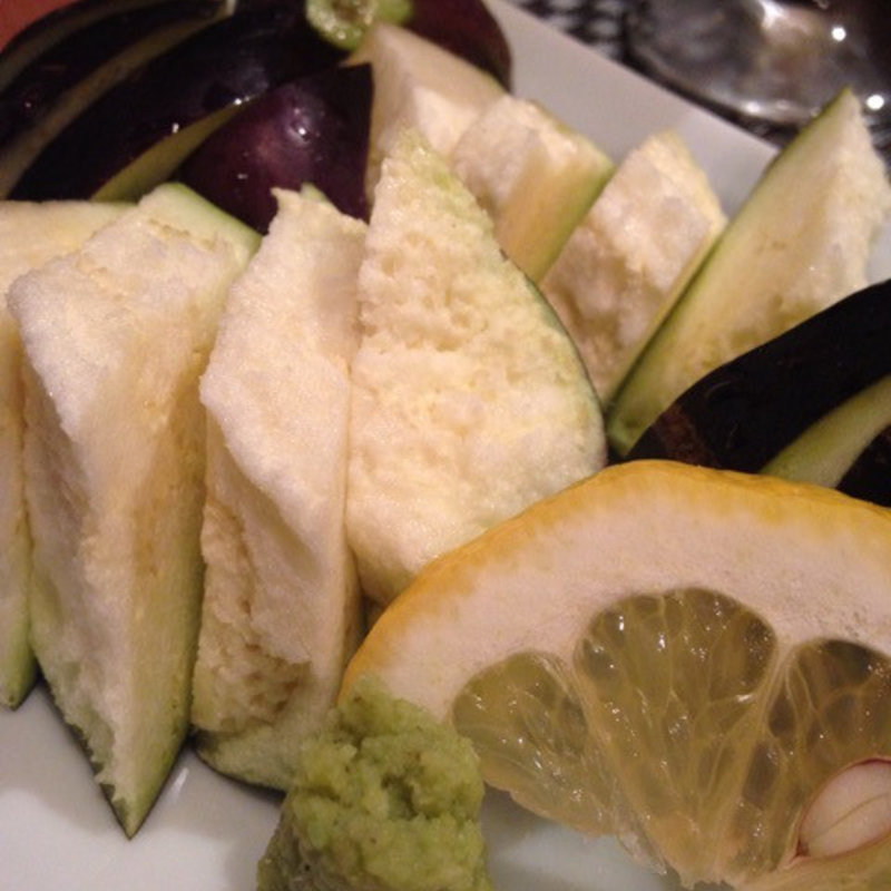 水なすの刺身(かい眞 （かいしん）)