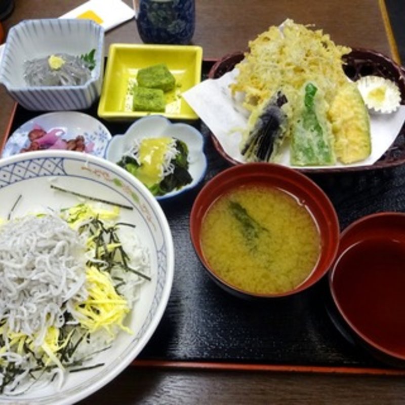 しらす三昧セット"こゆるぎ"(かきや本館)