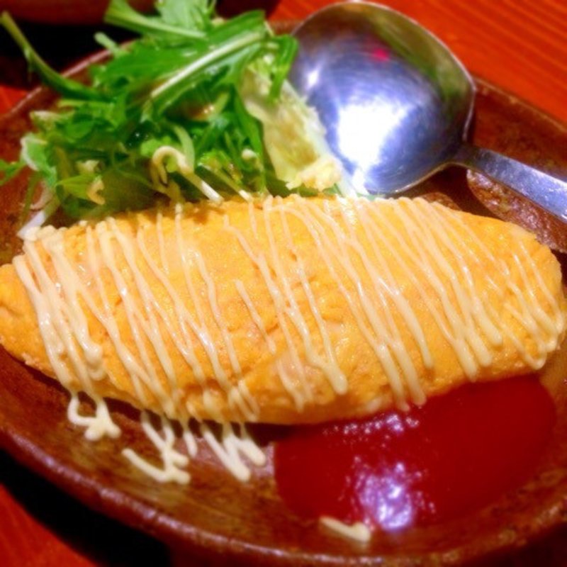 めんたいチーズオムレツ(かくれがDiNiNG和楽 )