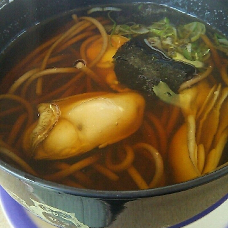 牡蠣そば(かざぐるま )