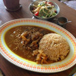 挽き肉とごぼうのさらさらカレー(カザミドリ )