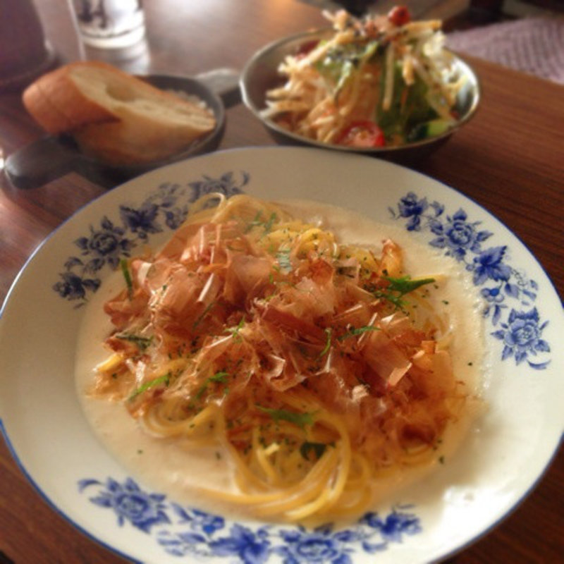 明太クリームパスタ(カザミドリ )