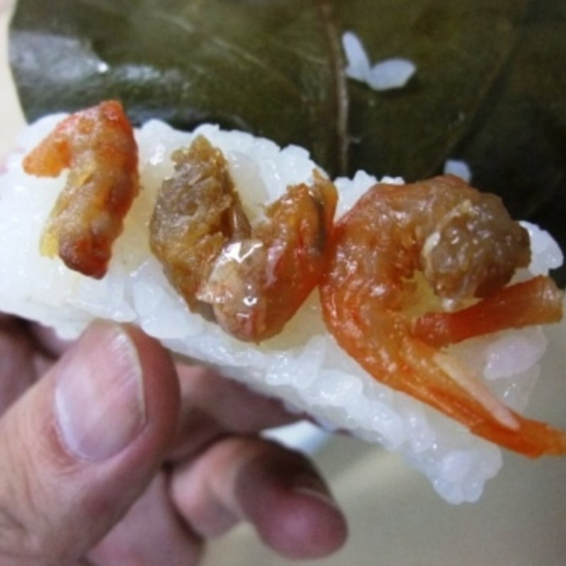 柿の葉ずし・えび(かじかドライブイン )