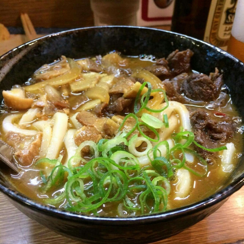 牛スジかすカレーうどん (かすうどん山本 ２号店 )