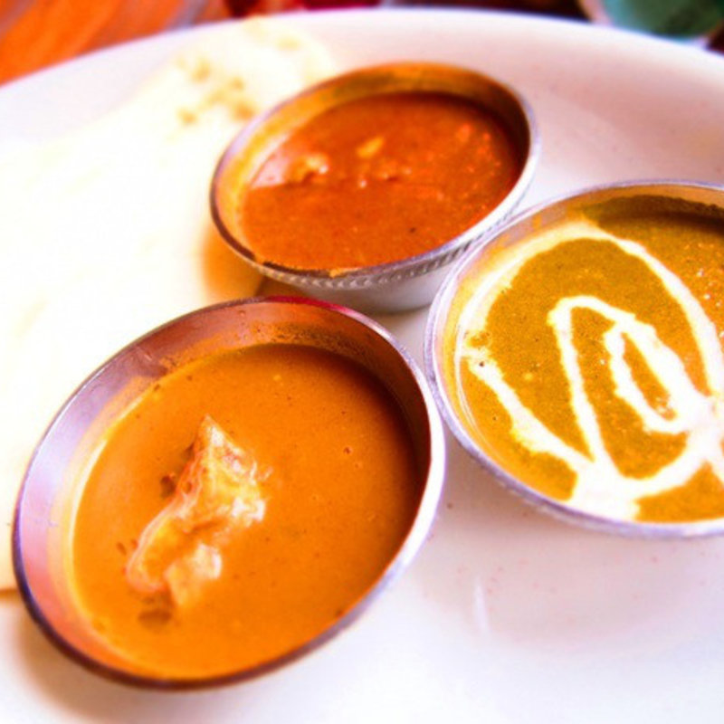 3種のカリー(S.S.コロンビア・ダイニングルーム)