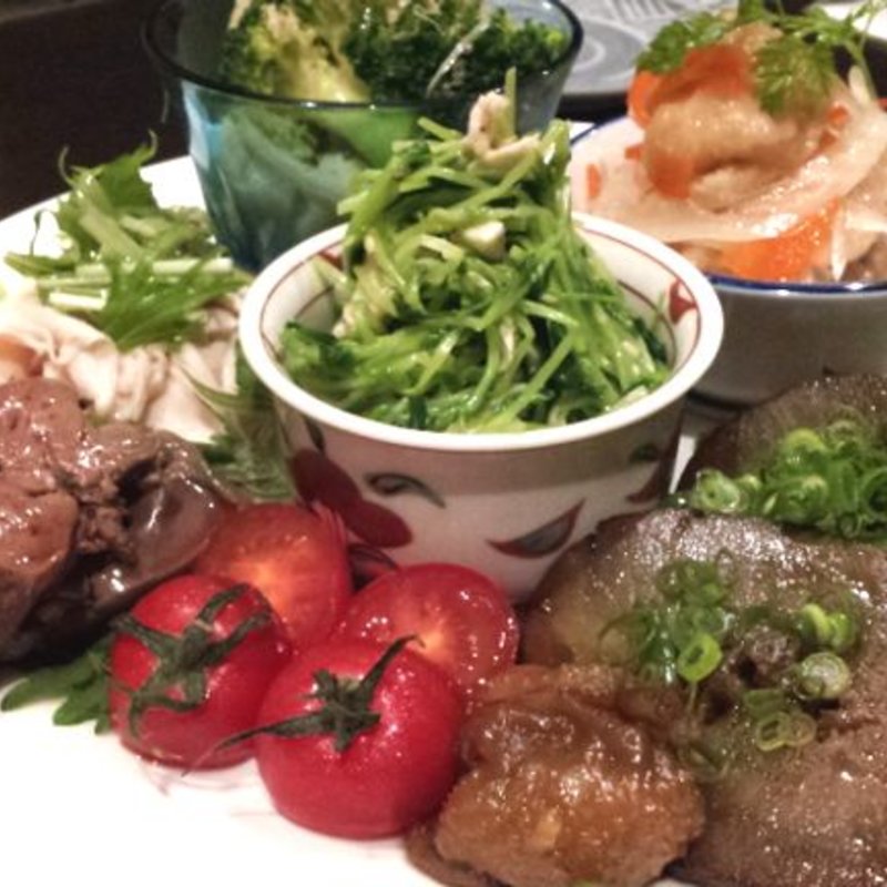 旨いあて5種盛り(かちがらす 福島店)