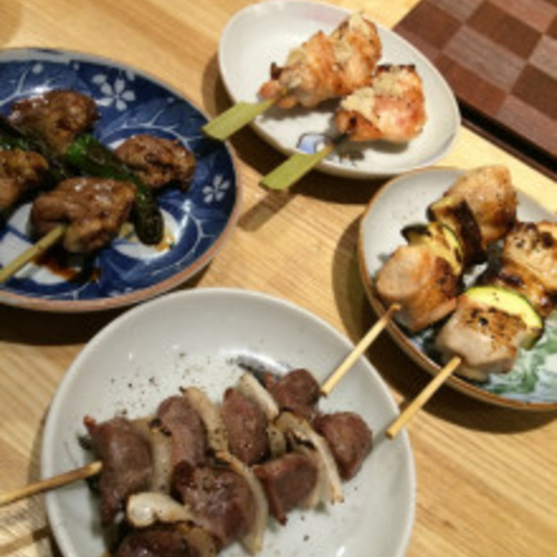 焼き鳥盛り合わせ(カッシーワ茶屋町店)