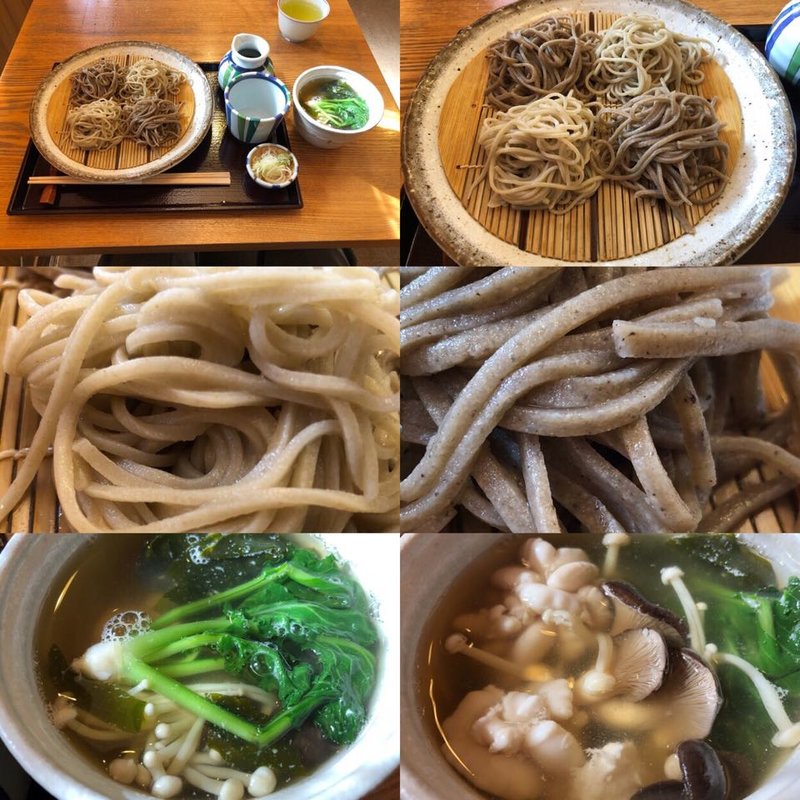 二色もり＋白子汁(森の)