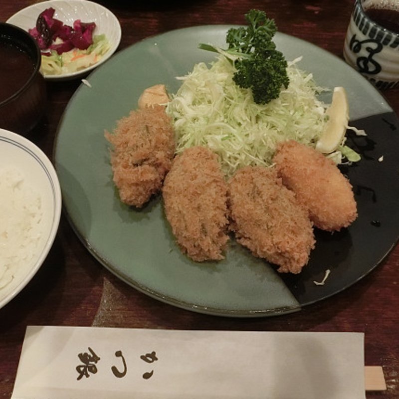 カキフライ　3ヶ付(かつ銀)