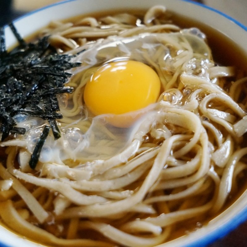 月見そば(大丸 （だいまる）)