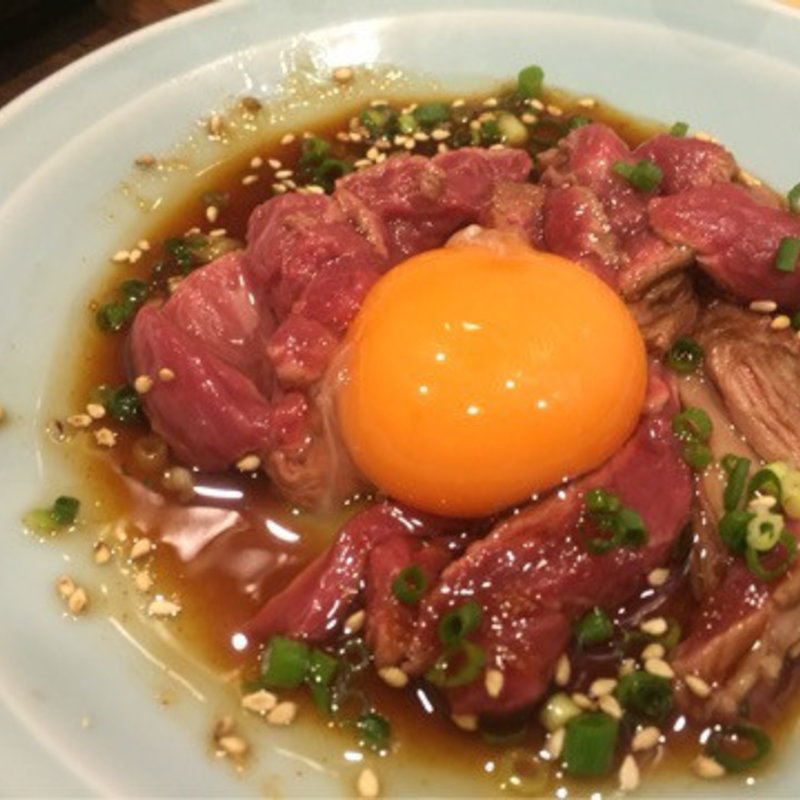 牛レアユッケ(かどや)