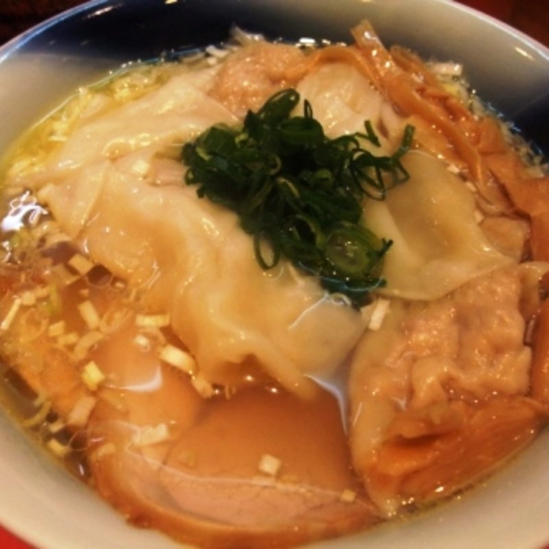 ワンタン麺・塩(カドヤ食堂 本店 （かどやしょくどう）)