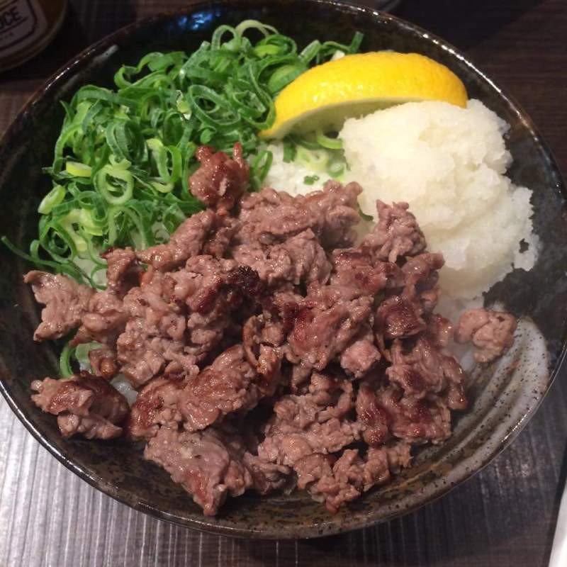 あっさり下ろしポン酢の肉丼(1ポンドの ステーキ ハンバーグ タケル 福島店)
