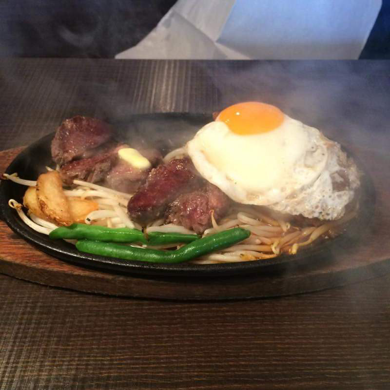 日替わりランチ(1ポンドの ステーキ ハンバーグ タケル 福島店)