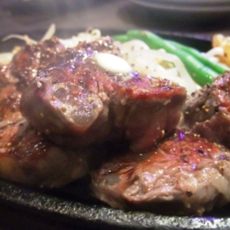 カットフィレステーキ(1ポンドの ステーキ ハンバーグ タケル 福島店)