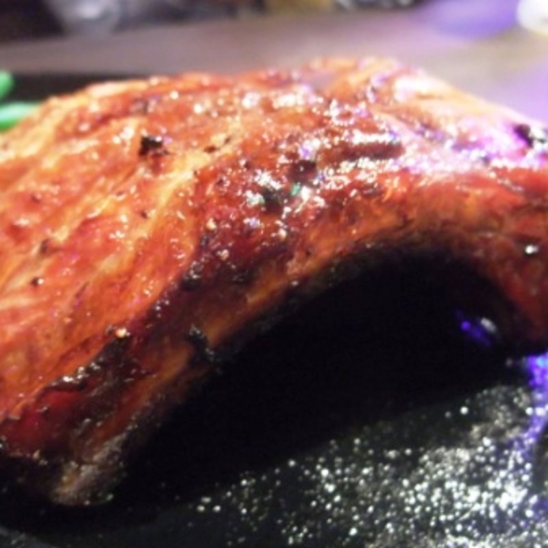 バックリブ(1ポンドの ステーキ ハンバーグ タケル 福島店)