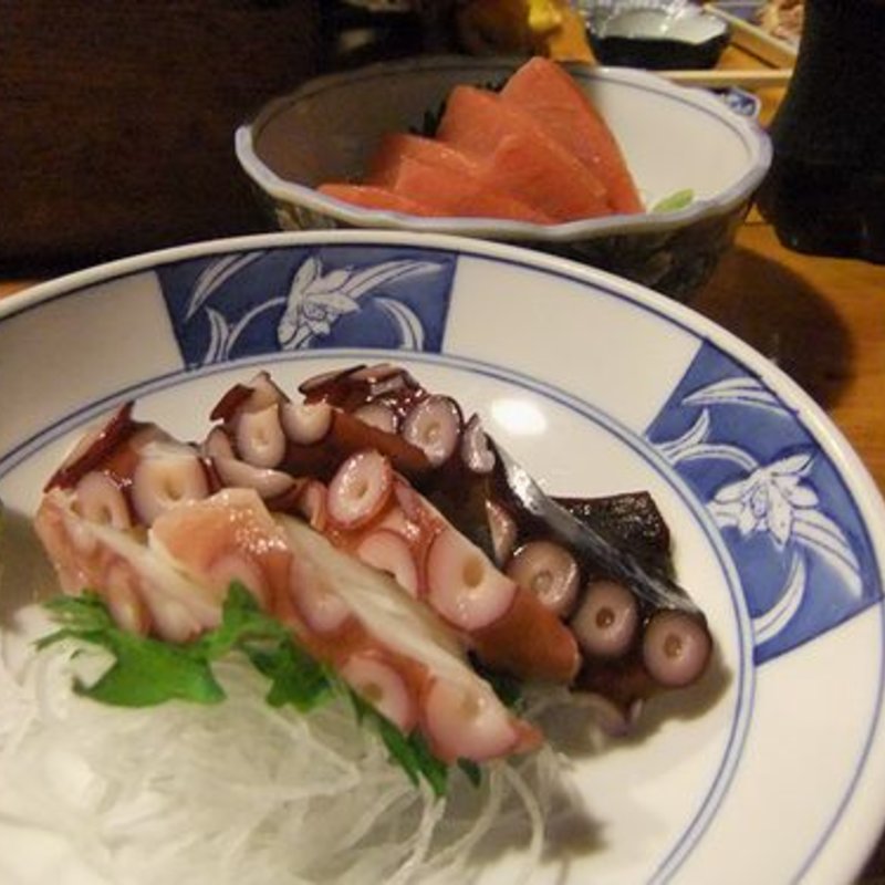 たこの刺身(かにや （鮮魚・かに・貝の居酒屋　かにや）)