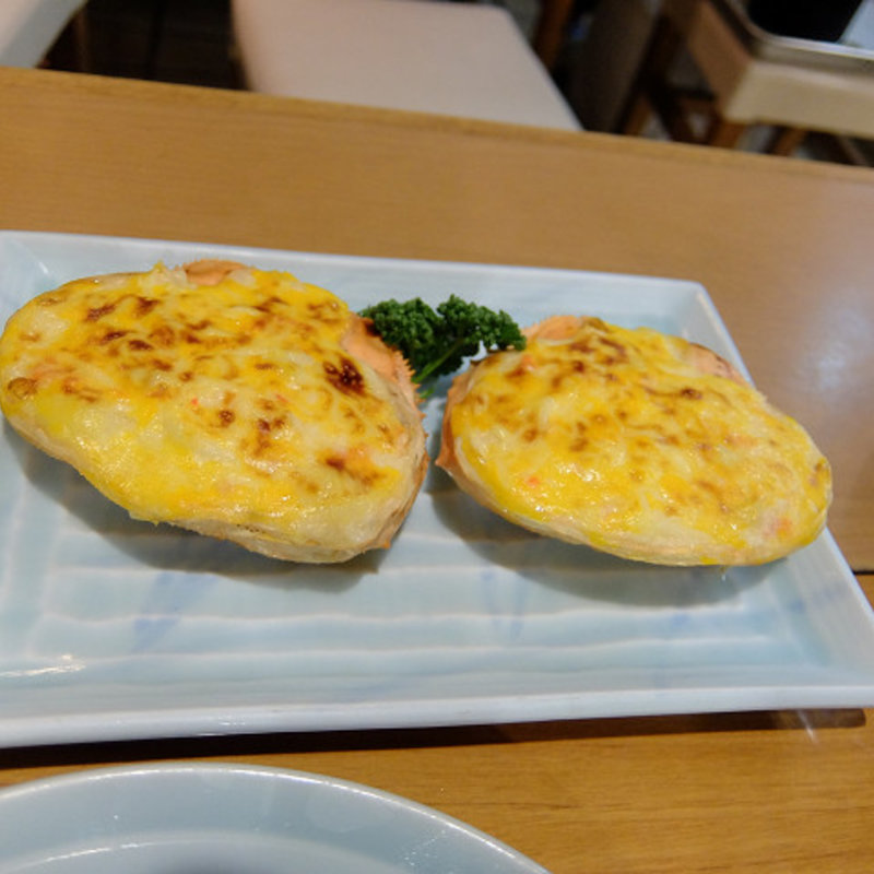 かにの甲羅焼き(愛知屋)