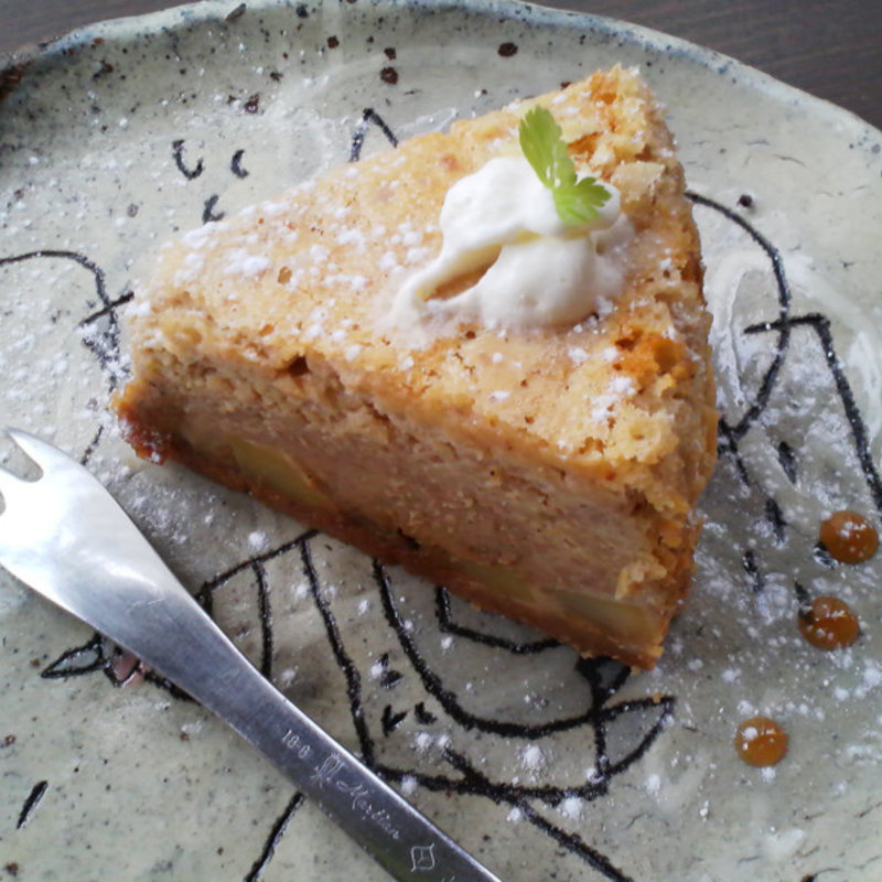 栗と ほうじ茶キャラメルのスフレ(カフェ ケシパール )