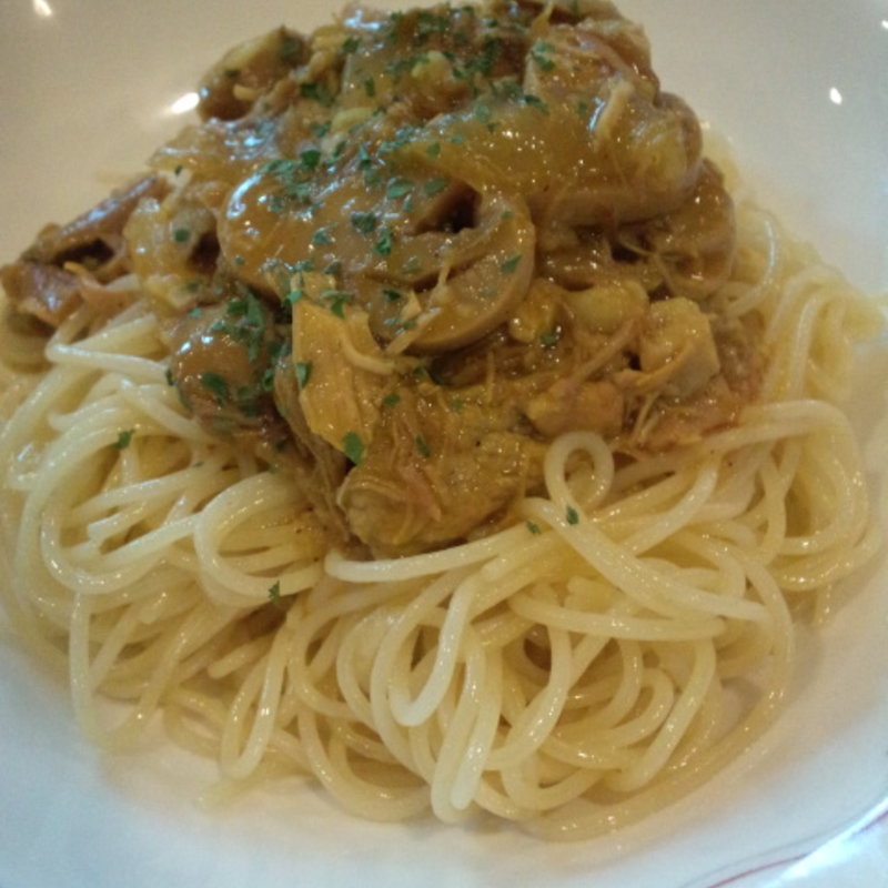 スパゲッティポリネシアン（カレー風味）(カフェ すいれん )