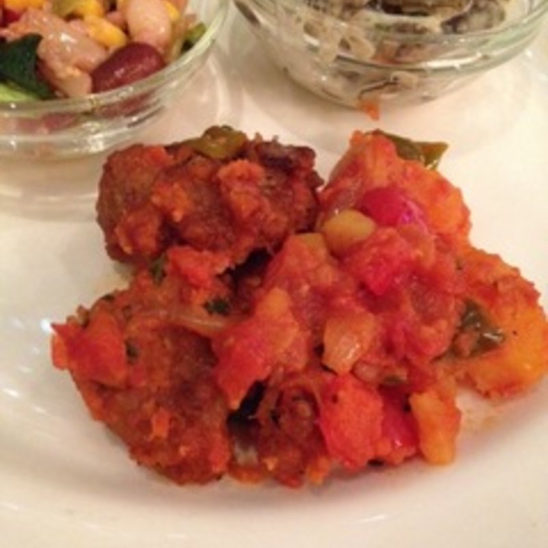 じゃがもとチキンのトマト煮(カフェ&ミール ムジ 日比谷店 （Cafe＆Meal MUJI）)