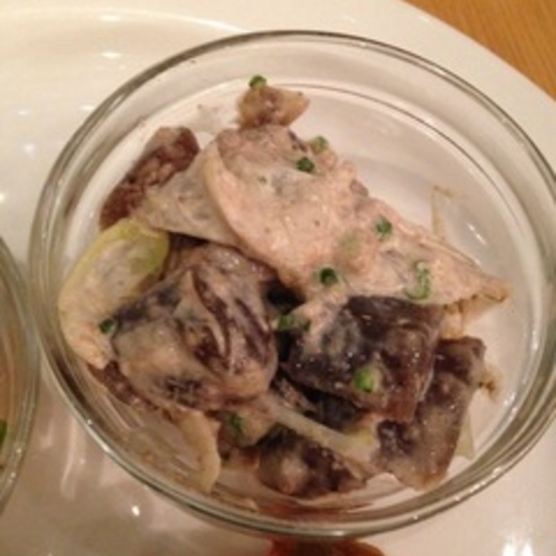 砂肝とゴボウのマヨあえ(カフェ&ミール ムジ 日比谷店 （Cafe＆Meal MUJI）)