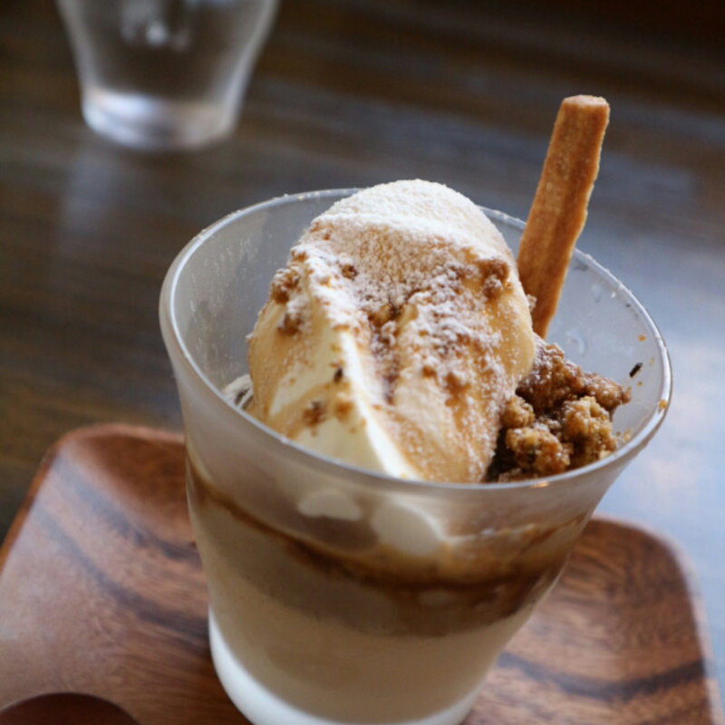 ほうじ茶のパフェ(café D'ici)