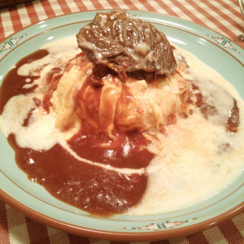 10時間オムライス(かぼちゃのNABE)