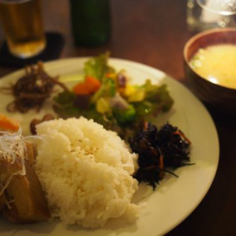 ラフテー定食(かみむら食堂)