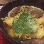 牛天ぷらうどん(かもねぎ)