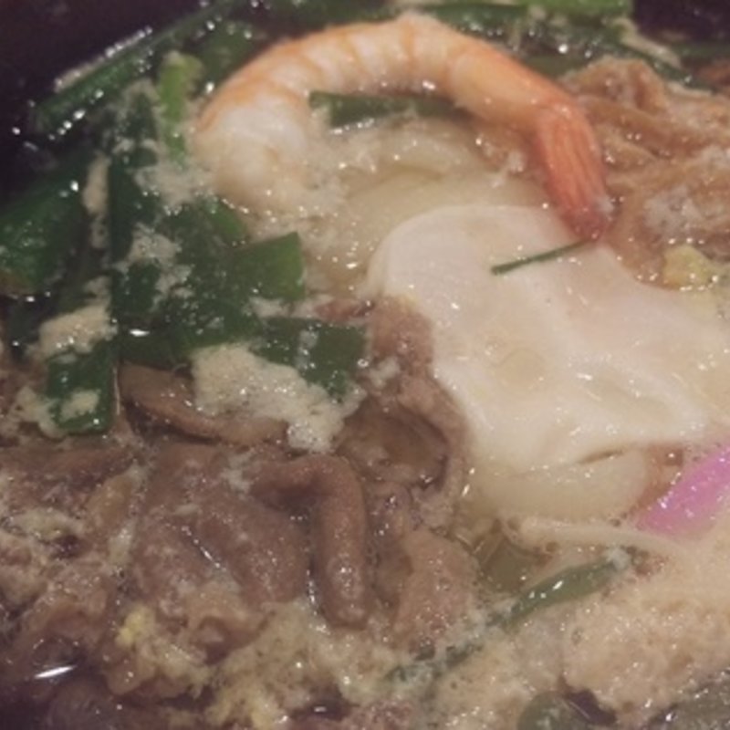 鍋焼きうどん(かもねぎ)