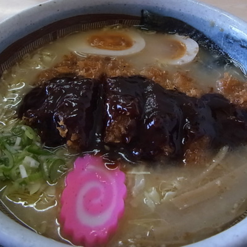 みそカツラーメン(からから亭)