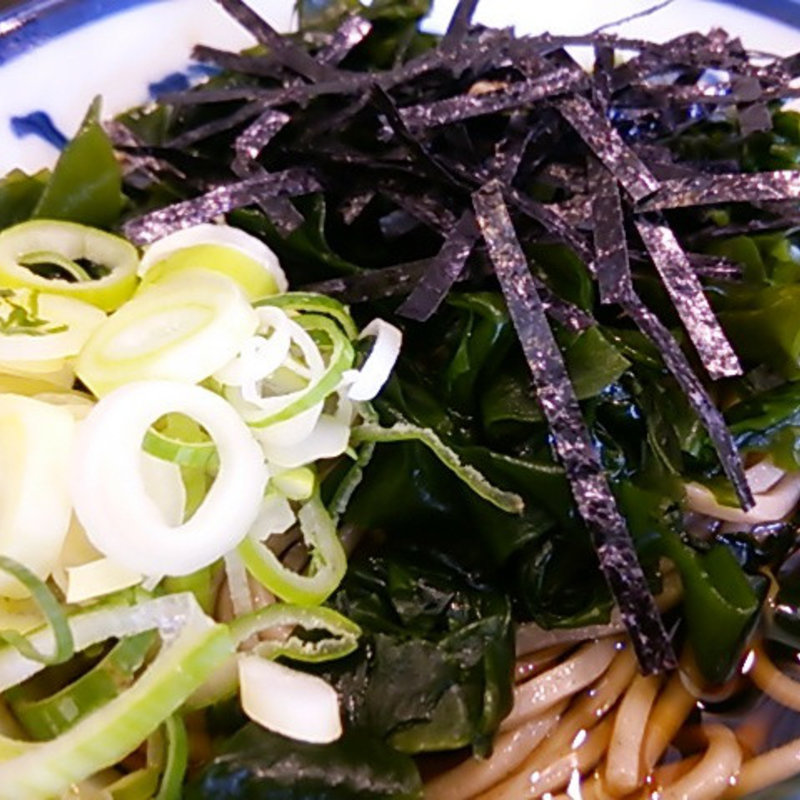 冷やしわかめそば(ガリレオ八兵衛)