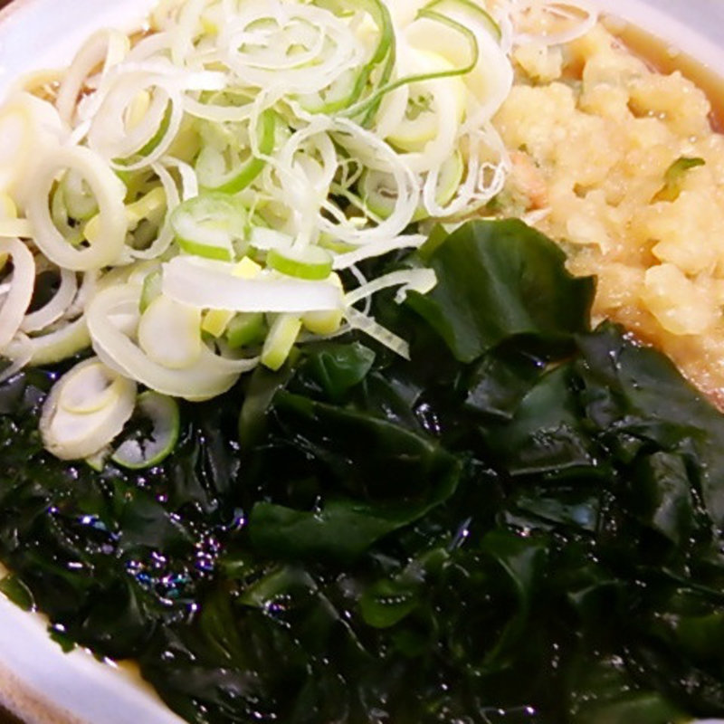 天ぷらそば(ガリレオ八兵衛)