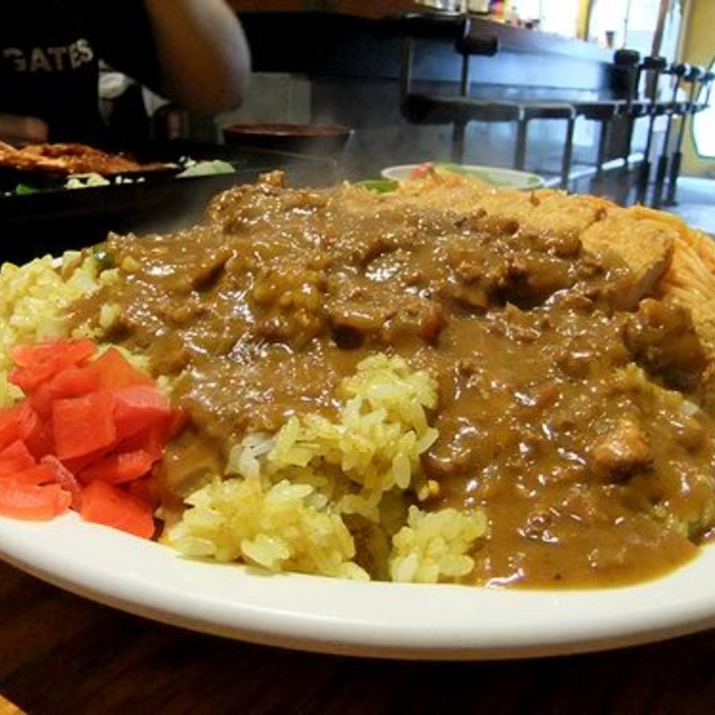 トルコライス　大盛(カレー＆定食　HANA　MARU厨房)