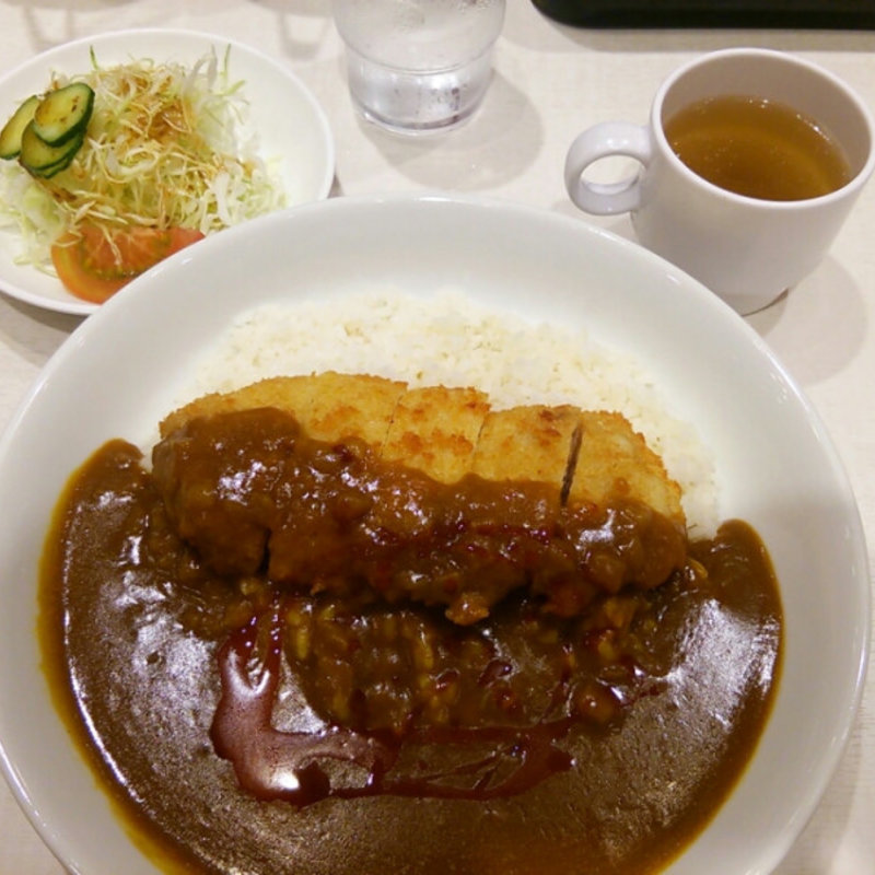 カツカレーサラダセット(カレーハウスリオ 相鉄ジョイナス店)
