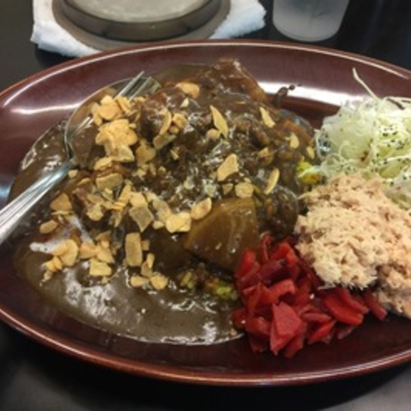 黒い肉カレー（中盛）(カレーは飲み物。ニュー新橋ビル店)