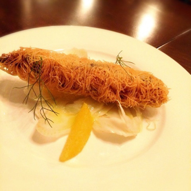 カダイフで巻いたイワシ(ガレオーネ （GALEONE）)