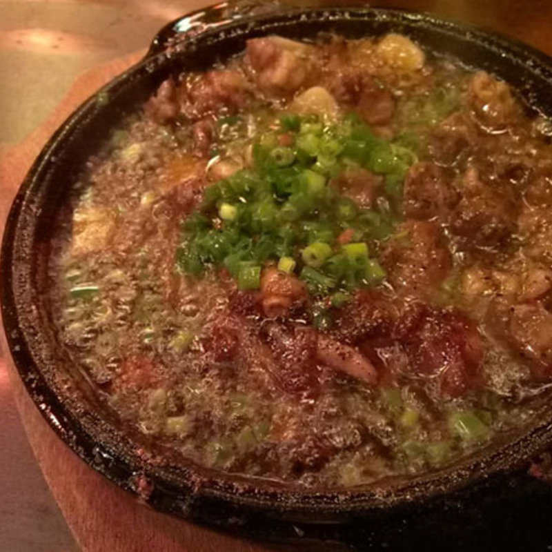 ハツもとのアヒージョ(カワニシブロイラー )